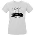 thumbnail image 1 of Dabbing Graduate Class Of 2018 Outline Womens Organic T Shirt White LG, 1 of 1