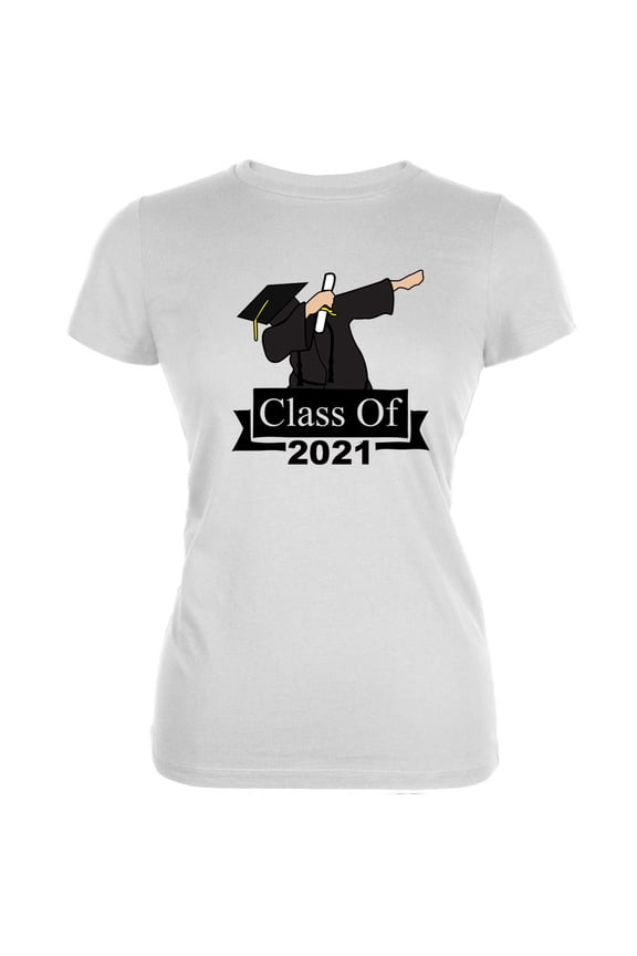 Dabbing Graduate Class of 2021 Juniors Soft T Shirt