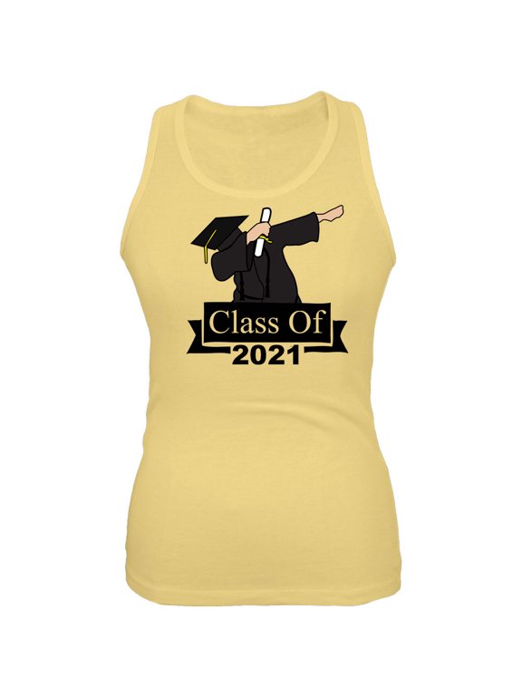 Dabbing Graduate Class of 2021 Juniors Tank Top
