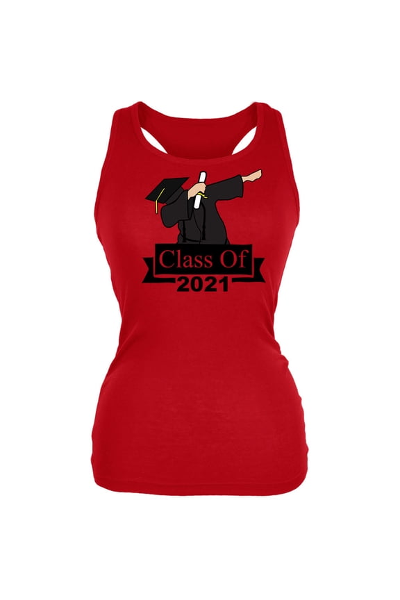 Dabbing Graduate Class of 2021 Juniors Tank Top