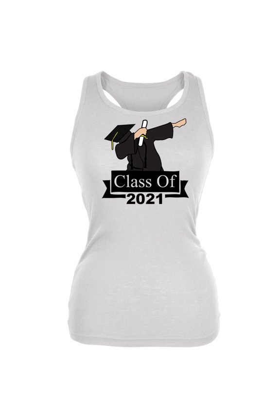 Dabbing Graduate Class of 2021 Juniors Tank Top