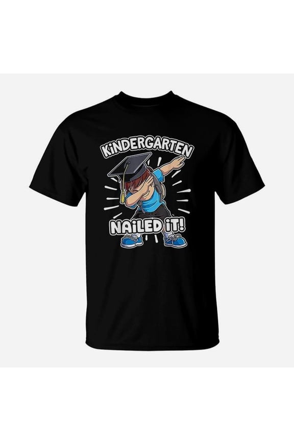Dabbing Graduation Boy Kindergarten Class Of 2020 Nailed It TShirt