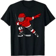 thumbnail image 1 of Dabbing Ice Hockey Player Sports Athlete Dab Dance T-Shirt All Size S-5Xl, 1 of 4