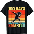 thumbnail image 1 of Dabbing Male Student One Hundred Days Smarter Gift Tee Unisex T-Shirt, up to Size 5XL, 1 of 2