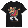 thumbnail image 1 of Dabbing Mexican Poncho Cinco De Mayo Let's FiestaT-Shirt, 1 of 5