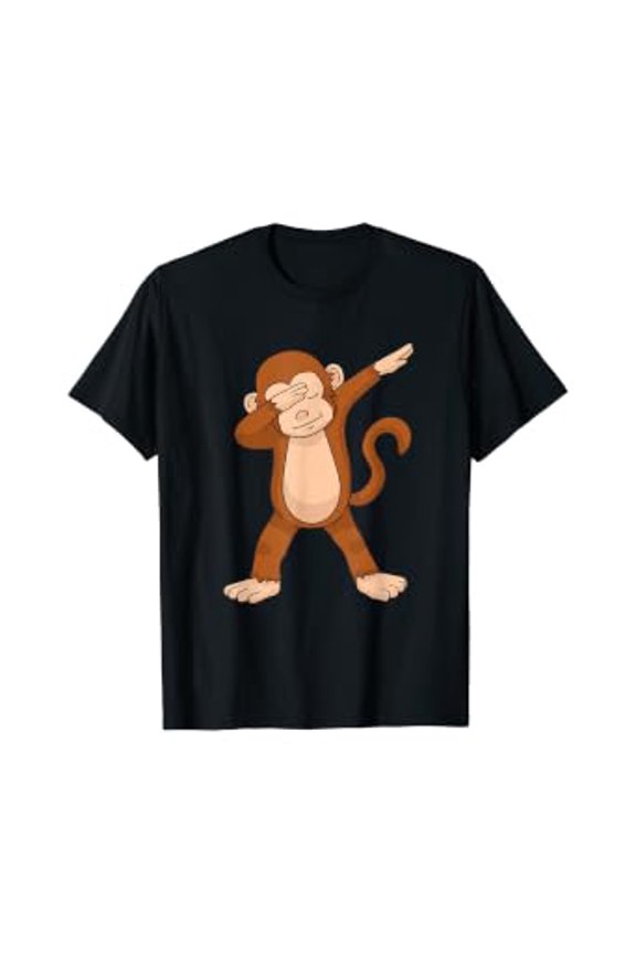 Dabbing Monkey T-Shirt Funny Dab Gift