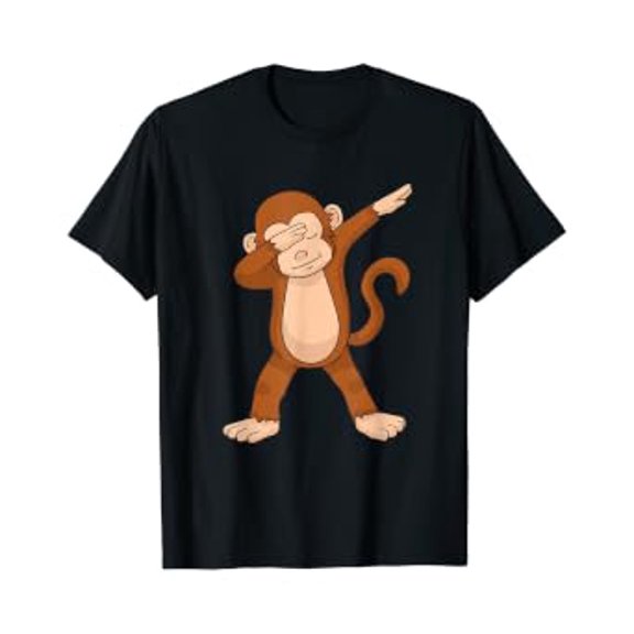Dabbing Monkey T-Shirt Funny Dab Gift