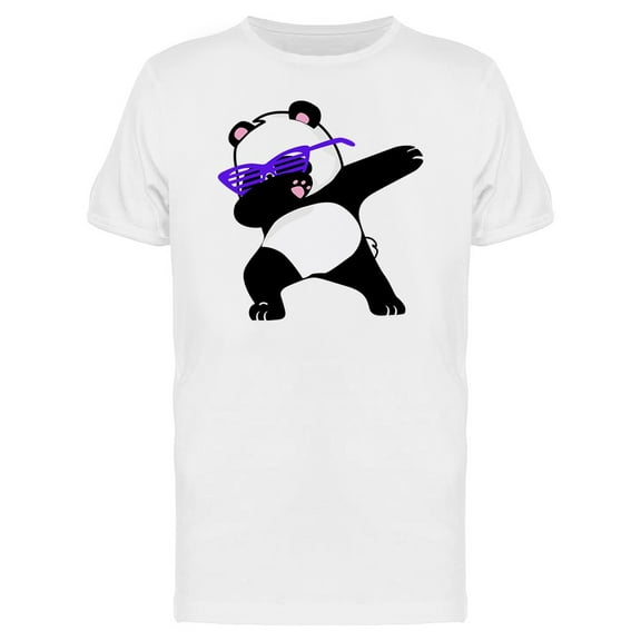 Dabbing Panda Glasses T-Shirt Men -Image by Shutterstock, Male Medium