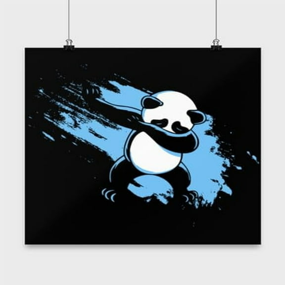 Dabbing Panda Poster - Wall Decor for Animal Lovers Gift