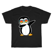 Dabbing Penguin Dab Dance T-Shirt Penguins Animal Lover Unisex Funny Tee Gift