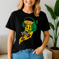 thumbnail image 1 of Dabbing Pizza Shirt, Slice Fun Graphic For Food Lovers Tshirt, Funny Pizza Lover, 1 of 5