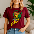 thumbnail image 1 of Dabbing Pizza Shirt, Slice Fun Graphic For Food Lovers Tshirt, Funny Pizza Lover, 1 of 5