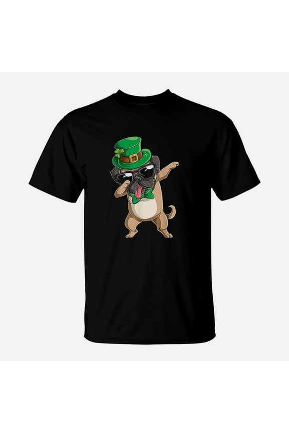 Dabbing Pug St Patricks Days TShirt