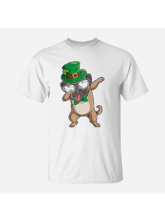 Dabbing Pug St Patricks TShirt