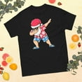 thumbnail image 1 of Dabbing Santa Christmas In July Summer Hawaiian Christmas Graphic classic tee (Black, 2XL), 1 of 5