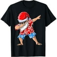 thumbnail image 1 of Dabbing Santa Christmas in July Boys Men Hawaiian Xmas Dab T-Shirt TShirt, 1 of 4