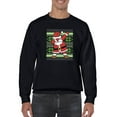 thumbnail image 1 of Dabbing Santa Men Sweatshirt, Male Large, 1 of 4