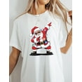 thumbnail image 1 of Dabbing Santa T-Shirt, Funny Christmas Shirt, Holiday Party Tee, Unisex Shirt, Xmas Gift Top, Christmas Gift, 1 of 5