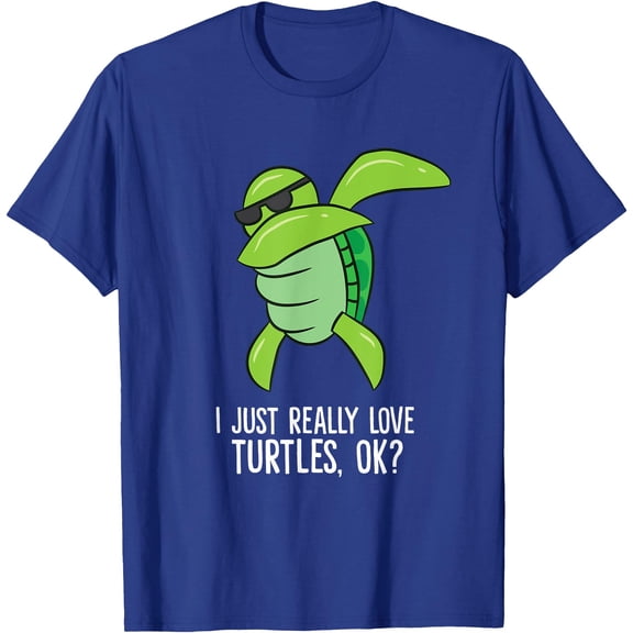 Dabbing Sea Turtle I Just Really Love Turtles Ok Unisex T-Shirt for Men Women Kids Toddler