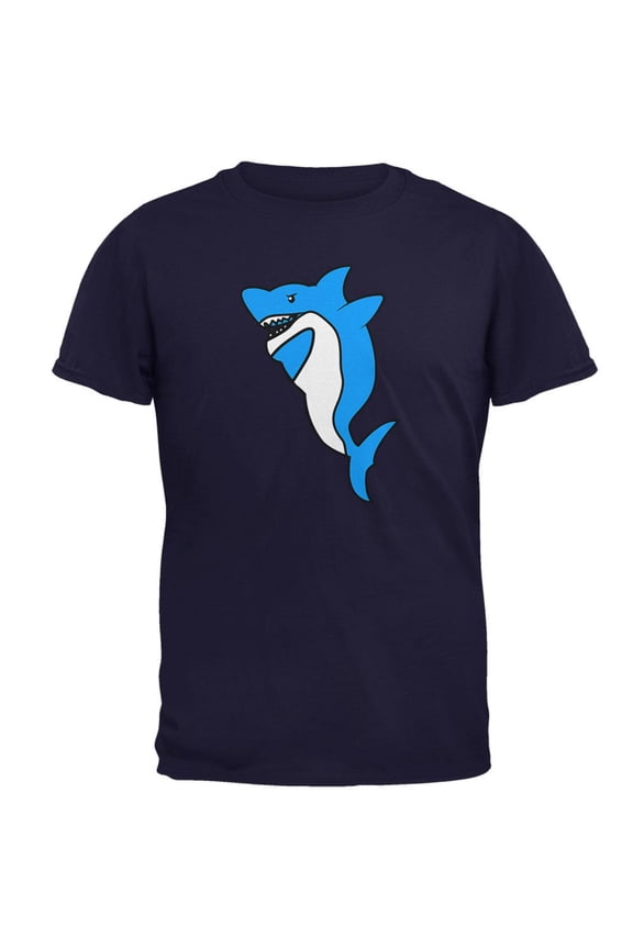 Dabbing Shark Mens T Shirt Navy X-LG
