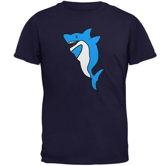 Dabbing Shark Mens T Shirt Navy X-LG