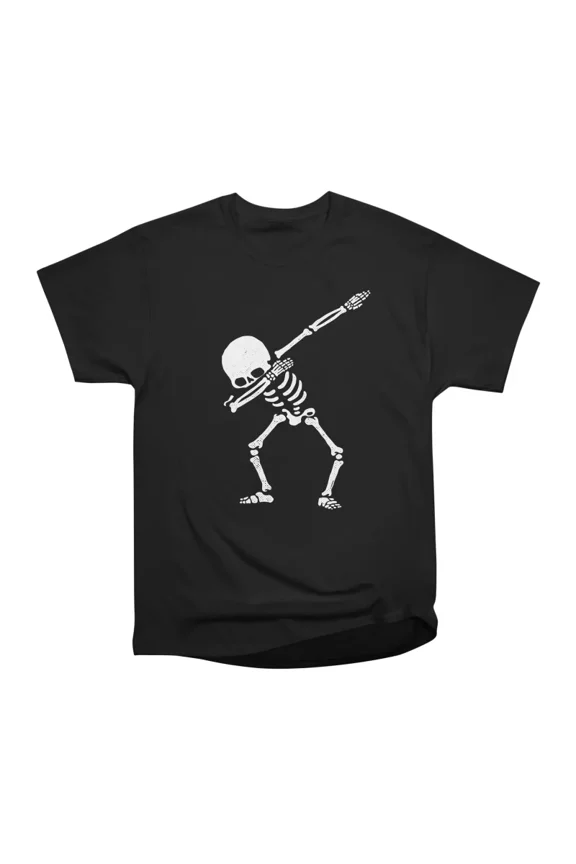 Dabbing Skeleton Dab Pose Hip Hop Skull T-Shirt Tee Gift For Him Merch For Her Apparel For