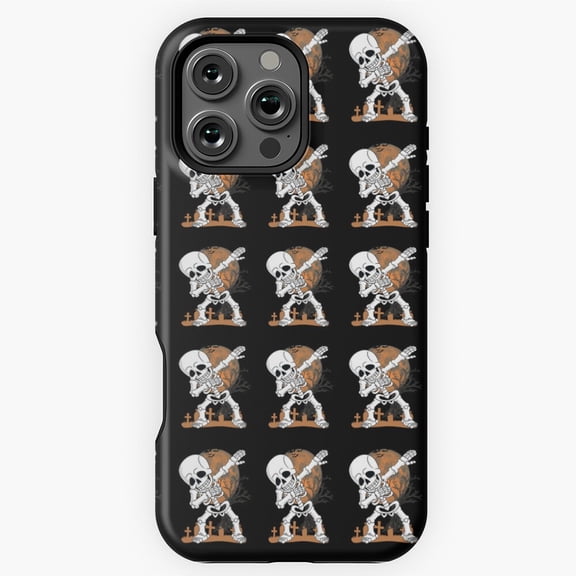 Dabbing Skeleton Halloween Phone Case for iPhone 16 15 14 13 12 11 Pro Max M5902168