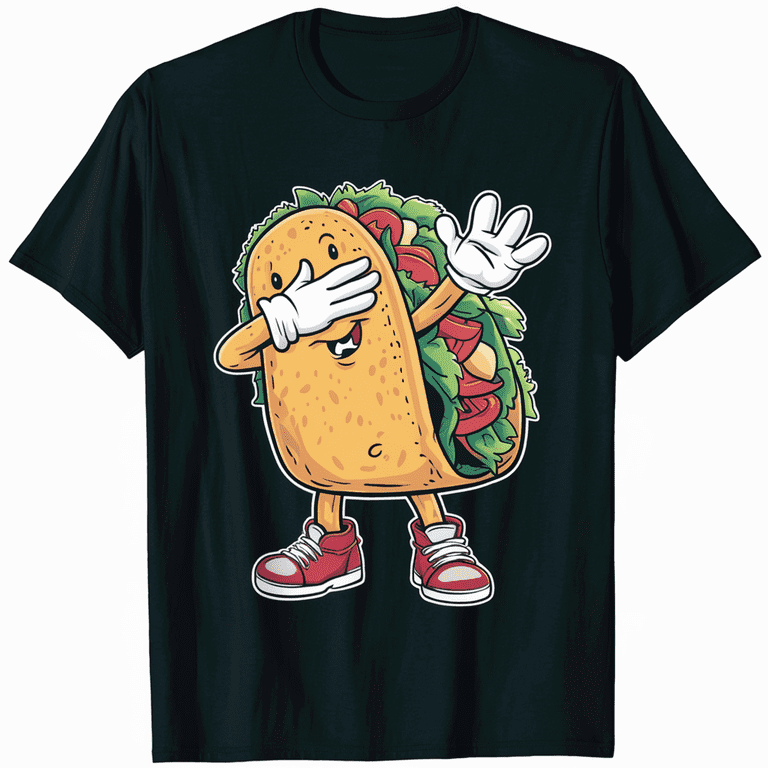 Dabbing Taco T Shirt Cinco De Mayo Mexico Latino Food Dabbing Taco T Shirt Cinco De Mayo Mexico Latino Food