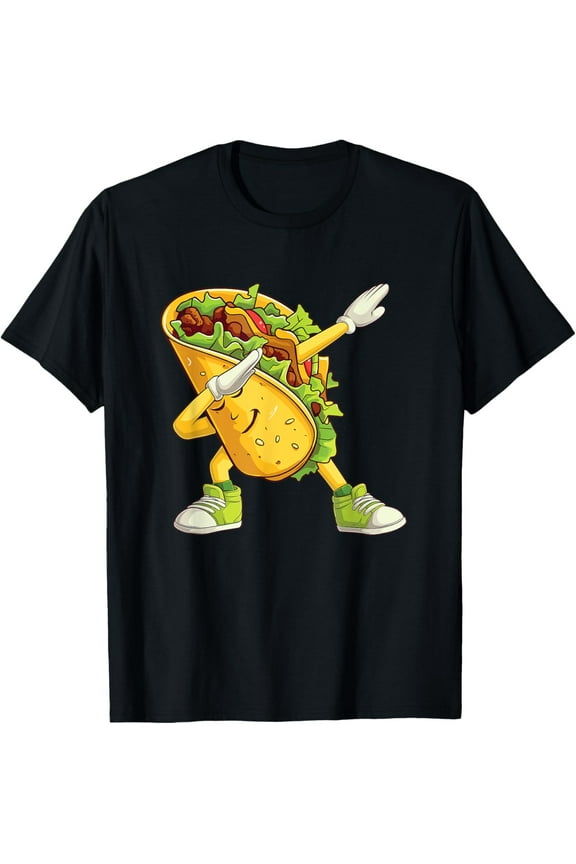 Dabbing Taco - Mexican Food Taco Tuesday T-Shirt tee