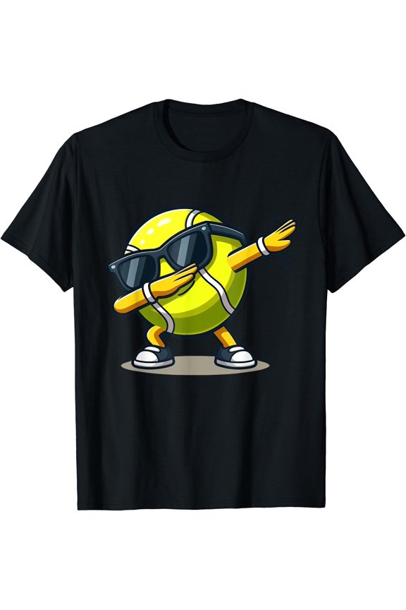 Dabbing Tennis Ball Shirt Boys Sports Player T-Shirt , Vintage T-Shirt