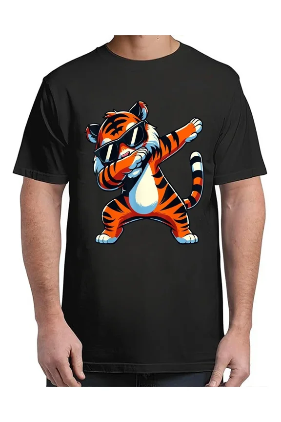 Dabbing Tiger with Sunglasses Tiger Animal For Adult S-4XL T-Shirt