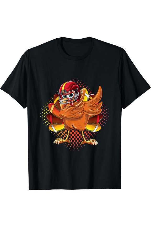 Dabbing Turkey Bowl Boys Football Thanksgiving Toddler Men T-Shirt, Unisex T-Shirt