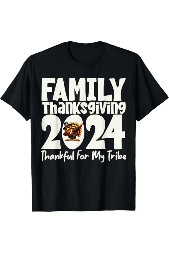 Dabbing Turkey Thanksgiving Group Matching Crew Animal Art Unisex T-Shirt, S-5XL