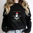 thumbnail image 1 of Dabbing Ugly Sweater Funny Christmas Penguin Holiday Graphic SW10804 Unisex Sweatshirt, Up to Size 5XL, 1 of 2