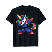 Dabbing Unicorn Brazilian Jiu Jitsu Mom Tee, BJJ Women Girls T-Shirt