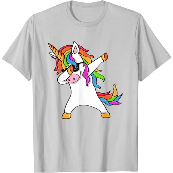 Dabbing Unicorn Dab Gift Family Unisex T-Shirt for Men Women Kids Toddler