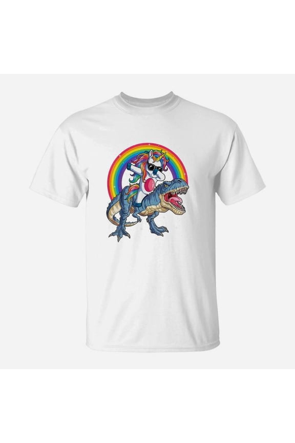 Dabbing Unicorn Dinosaur TShirt