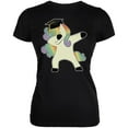thumbnail image 1 of Dabbing Unicorn Graduate Juniors Soft T Shirt Black SM, 1 of 1