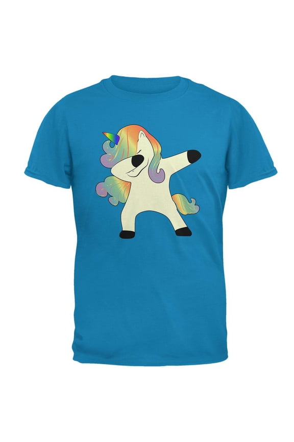 Dabbing Unicorn Mens T Shirt