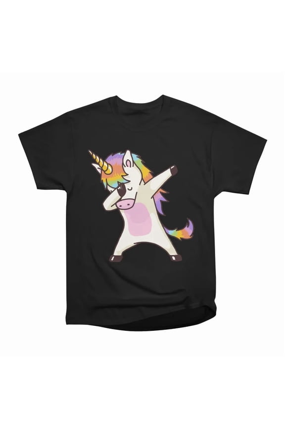Dabbing Unicorn Shirt Dab Hip Hop Funny Magic T-Shirt Tee Gift For Him Merch For Her Appar