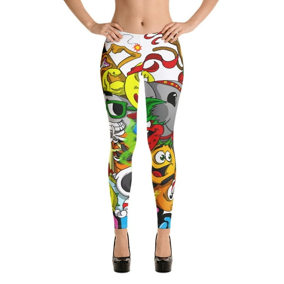 Dabblicious "Mural" Full Length Leggings
