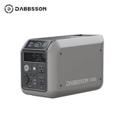 Dabbsson Portable Power Station, 1008Wh LiFePO4 Lfp Battery, 1200W AC Output, Solar Generator for Home Backup, Outdoor Camping&RV