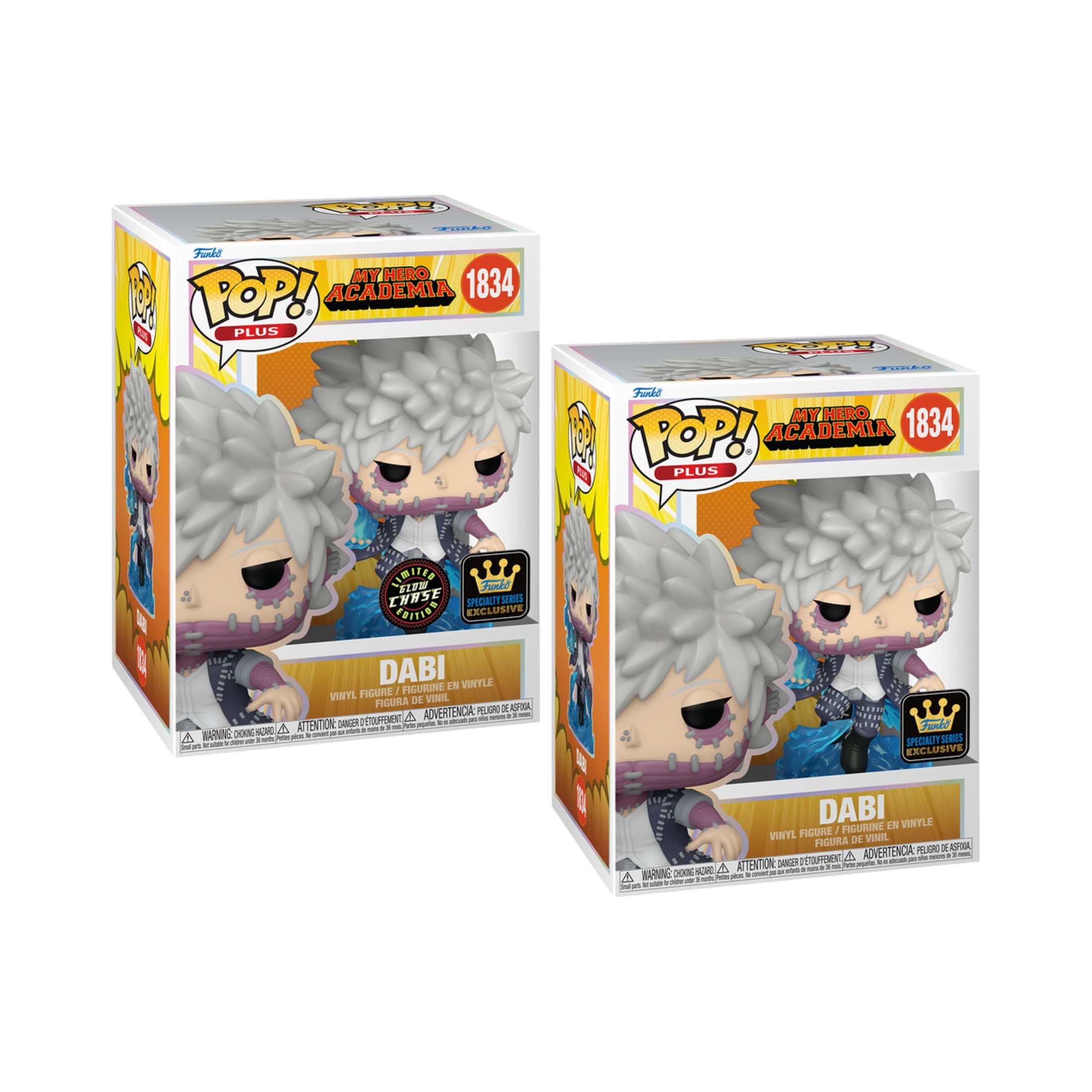 Dabi #1834 Funko Pop! Plus My Hero Academia Set of 2 (Common and