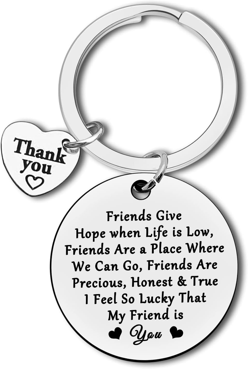 Lywjyb Birdgot Custodian Keychain - Thank You Gift For Janitor, Cleaning Lady, Appreciation Jewelry, Stainless Steel