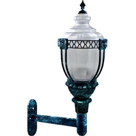Dabmar Lighting GM670-L54-30K-VG 120V-277V E39 LED 54W 30K Cast Aluminium Post Wall Light Fixture, Verde Green