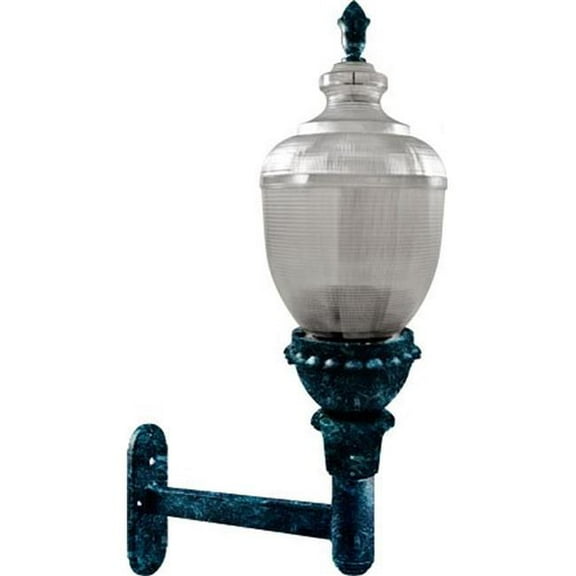 Dabmar Lighting GM690-L54-30K-VG 120V-277V E39 LED 54W 30K Cast Aluminium Post Wall Light Fixture, Verde Green