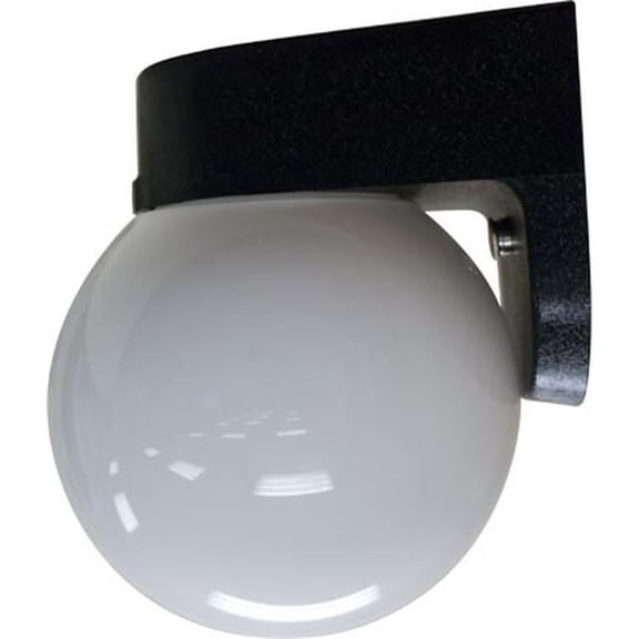 Dabmar Lighting W2200-L12-40K-B 120V-277V G24 LED 12W 40K Plastic Surface Mount Wall Light Fixture, Black