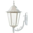 thumbnail image 1 of Dabmar Lighting GM135S-L18-30K-W-FR 120V E26 LED 18W 30K Cast Aluminium Post Wall Light Fixture, White, 1 of 1