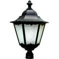 thumbnail image 1 of Dabmar Lighting  120W Powder Coated Cast Aluminum Post Top Light Fixture with Medium Base Metal Halide Lamp - Black, 1 of 1