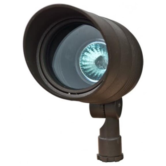 Dabmar Lighting  12V MR16 Hooded Deep Cone Spot Light - Bronze